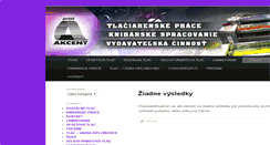 Desktop Screenshot of akcentprint.sk